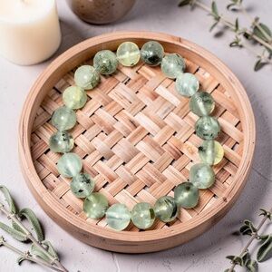 10mm Stunning Prehnite Bracelet 💚